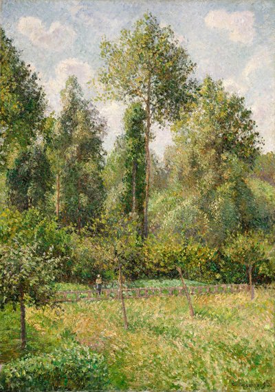 Pappeln, Eragny von Camille Jacob Pissarro